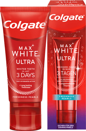 Kem đánh răng ngọc trai trắng sáng Colgate 50ml/Colgate Zahnpasta Max White Ultra Freshness Pearls 50ml