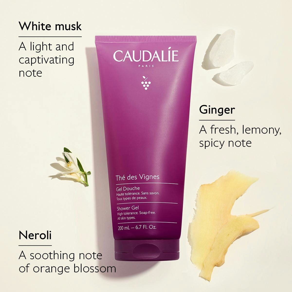 Gel tắm 200ml/Caudalie The Des Vignes